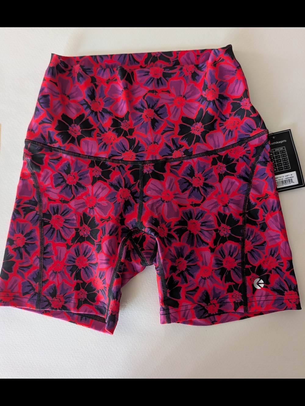 Women’s Ethika Powerfux Floral Biker Shorts - Size S
